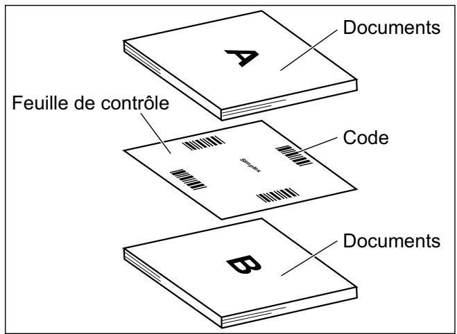 Feuille de contrôle Code Documents B Documents