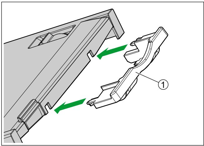 PANASONIC KV-S5046H - Installation du guide-carte pour lot mixte - 4