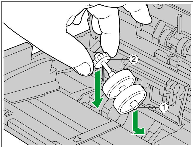 PANASONIC KV-S5046H - Installez le rouleau de freinage. - 7