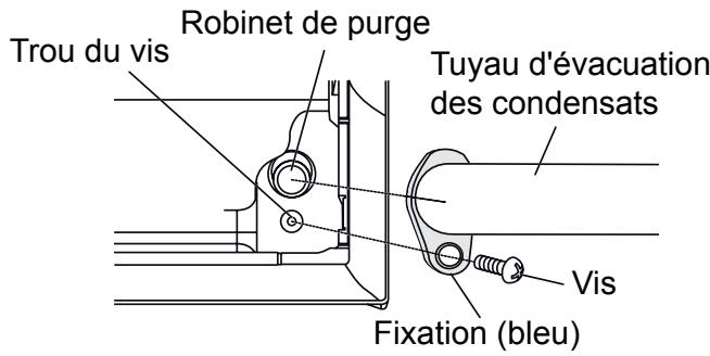 ATLANTIC AOYG 12 LLCC.UE UNITE EXTERIEURE MURALE INVERTER 3400 W - Mise en place du bouchon et du tuyau d'évacuation des condensats - 4