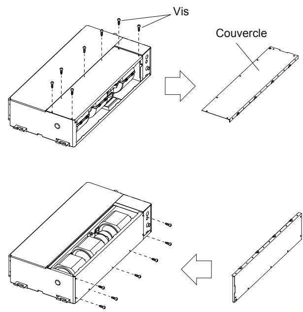 ATLANTIC UTG-UFYD-W FACADE CASSETTE 600 X 600 - Replacez le couvercle comme suit : - 1