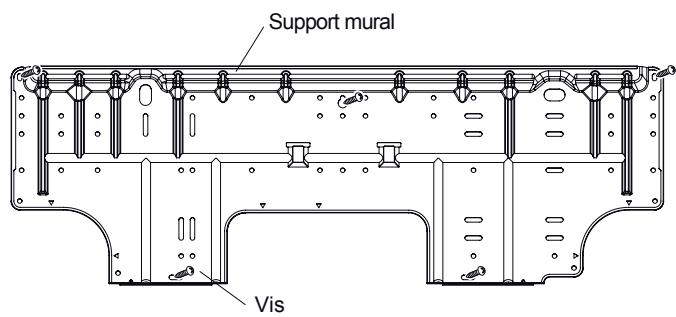 ATLANTIC UTG-UFYD-W FACADE CASSETTE 600 X 600 - Mise en place du support mural - 2