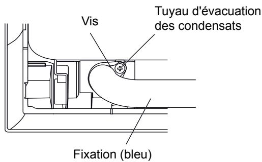 ATLANTIC UTG-UFYD-W FACADE CASSETTE 600 X 600 - Mise en place du bouchon et du tuyau d'évacuation des condensats - 3