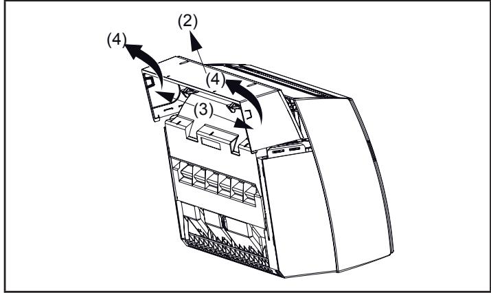 ATLANTIC AOYG 12 LTC.UE UNITE EXTERIEURE MURALE INVERTER 3500 W - Demontage du couvercle inférieur - 2