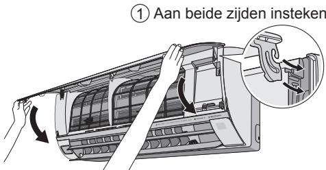 ① Aan beide zijn insteken