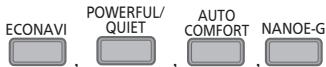 ECONAVI POWERFUL/ QUIET AUTO COMFORT NANOE-G