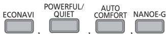 ECONAVI POWERFUL/ QUIET AUTO COMFORT NANOE-G