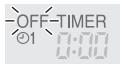 PANASONIC FZ 2 - ① Select ON or OFF timer - 3