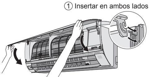 ① Insertar en ambos lados