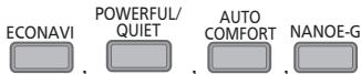 ECONAVI POWERFUL/ QUIET AUTO COMFORT NANOE-G