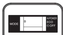 TOSHIBA MIRAI RAS-13BKVG-E - Indstilling af fjernkontrol B. - 2