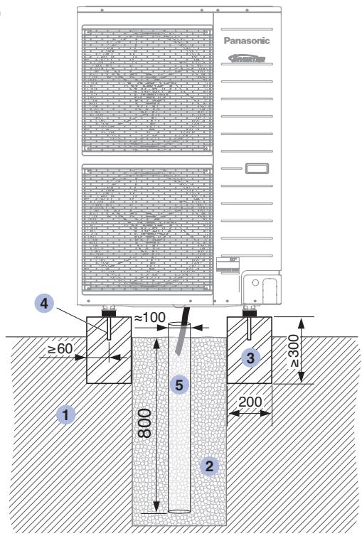 PANASONIC WH-MHF12G9E8 - Fastening the outdoor unit - 2