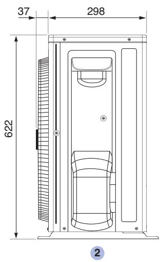 PANASONIC WH-MHF12G9E8 - Outdoor unit - 2