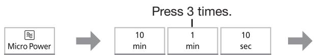 PANASONIC NN-K37H - Standing time - 1