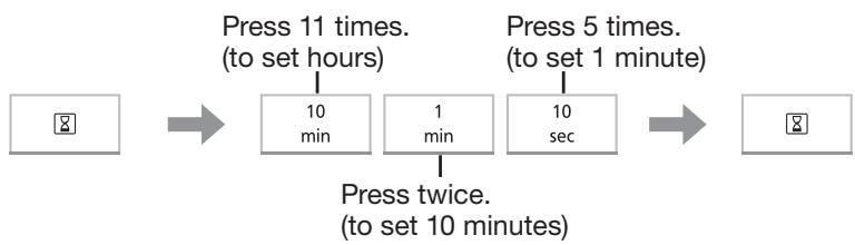 PANASONIC NN-K37H - Setting the clock - 1