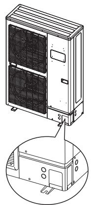 ATLANTIC ABYG 36 LRTE.UI UNITE INTERIEURE 9400 W POUR ABYG 36 LRT - Ouverture des passages de sortie des cables électriques - 1