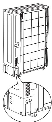 ATLANTIC ABYG 36 LRTE.UI UNITE INTERIEURE 9400 W POUR ABYG 36 LRT - Ouverture des passages de sortie des cables électriques - 2