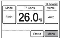 ATLANTIC ABYG 36 LRTE.UI UNITE INTERIEURE 9400 W POUR ABYG 36 LRT - Sélectionner des éléments de réglage - 1