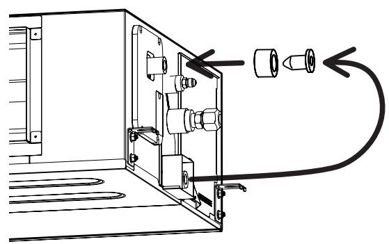 ATLANTIC AOYG 30 LETL.UE UNITE INVERTER 8500W - Installation sans pompe de releavage (evacuation naturelle). - 1