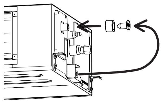 ATLANTIC AOYA 72 LALT.UE UNITE GAINABLE INVENTER 20300W - Installation sans pompe de releavage (evacuation naturelle). - 1