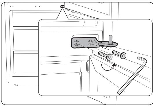 SAMSUNG RR39M7130WW - Inversement de la porte (en option) - 1