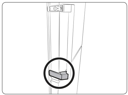 SAMSUNG RR39M7130WW - Renversement de la poignée (pour les modèles à POIGNÉE BARRE uniquement) - 3