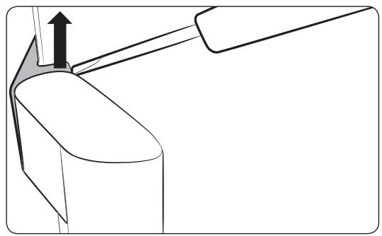 SAMSUNG RR39M7130WW - Renversement de la poignée (pour les modèles à POIGNÉE BARRE uniquement) - 1