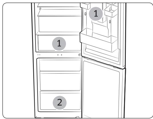 SAMSUNG RR39M7130WW - Fonctionnement de votre réfrigérateur - 1