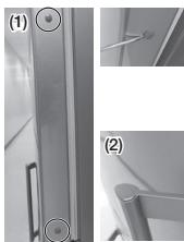 SAMSUNG RB33N300NSA - Démontage de la porte du réfrigérateur - 25