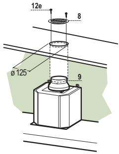 FABER DAISY - RECIRCULATION VERSION AIR OUTLET - 1