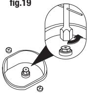 GLEM AR965GC - RéGLAGE DU MINIMUM SUR LE BRULEUR FOUR ET BRULEUR GRILL (fig. 22 page 14) - 2