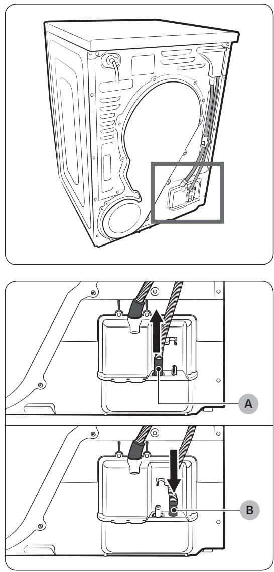 SAMSUNG WD81K5A00OW - Tuyau de vidange (si nécessaire) - 1