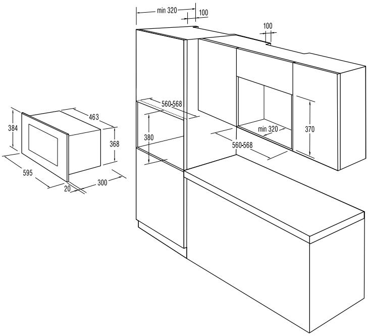 GORENJE MO17ME - INSTALL THE OVEN - 1