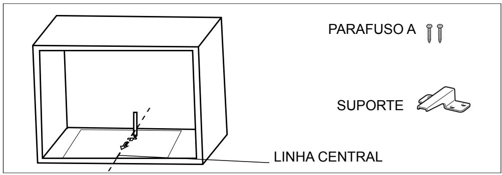 HOTPOINT MWH2322B - Prepare o armário. - 2