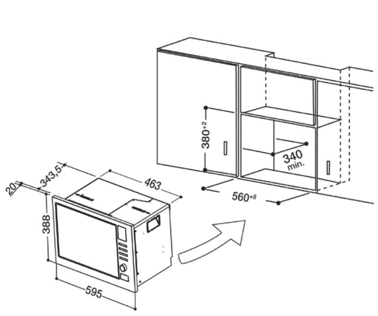 HOTPOINT MWH2322B - Mobiliário de encasartr - 1