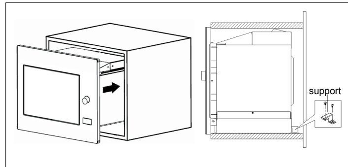 HOTPOINT MWH2322B - Installation du four - 1