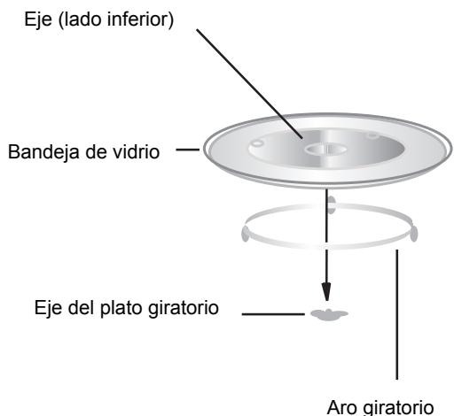 HOTPOINT MWH2322B - Instalación del Plato giratorio - 1