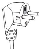 HOTPOINT MWH2322B - Zweipoliger Stecker - 1