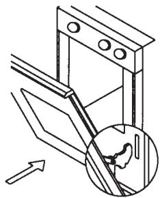 FAGOR 6H757CX - DO NOT LEAN UNNECESSARILY ON THE DOOR WHEN CLEANING THE OVEN INTERIOR AS THE DOOR HINGES AND SUPPORTS MAY BECOME DAMAGED. - 3