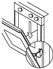 FAGOR 6H757CX - DO NOT LEAN UNNECESSARILY ON THE DOOR WHEN CLEANING THE OVEN INTERIOR AS THE DOOR HINGES AND SUPPORTS MAY BECOME DAMAGED. - 4