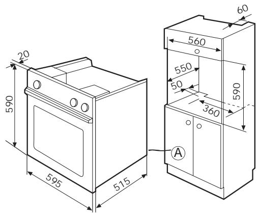 FAGOR 6H757CX - OVEN WITHOUT HOT PLATE CONTROLS - 1