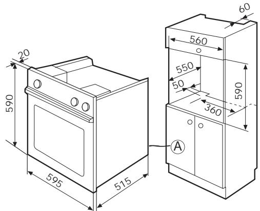 FAGOR 6H757CX - FOUR sans commandes de PLAQUE de cuisson - 1