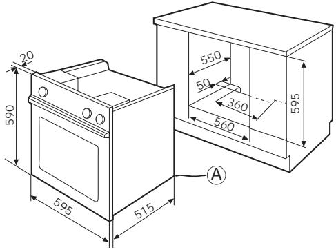FAGOR 6H757CX - OVEN WITHOUT HOT PLATE CONTROLS - 2