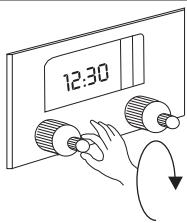 FAGOR 6H757CX - INSTellenEN VAN DE KLOK - 1