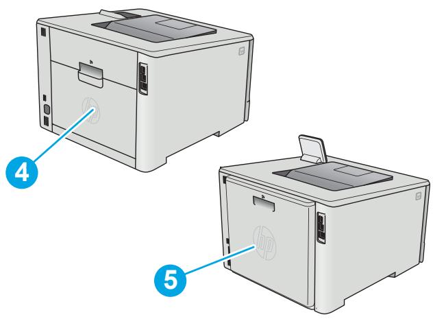 HP COLOR JET PRO MFP M479FDW - Emplacements des bourages papier - 2
