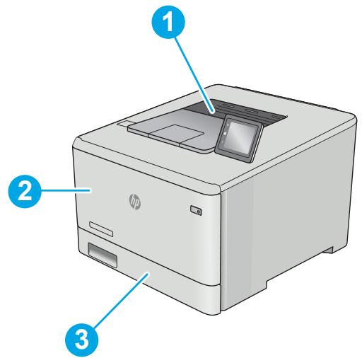 HP COLOR JET PRO MFP M479FDW - Emplacements des bourages papier - 1
