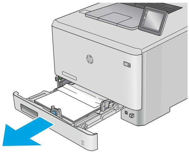 HP COLOR JET PRO MFP M479FDW - Elimination des bourges papier dans le bac 2 - 1