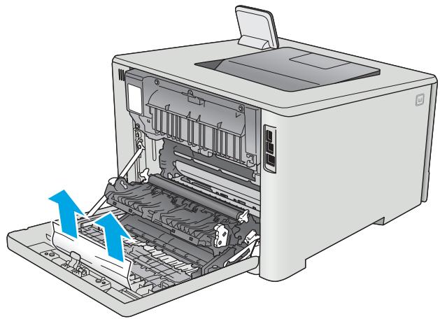 HP COLOR JET PRO MFP M479FDW - Elimination des bourrages papier dans l'unité recto verso (modèles dn et dw uniquement) - 2