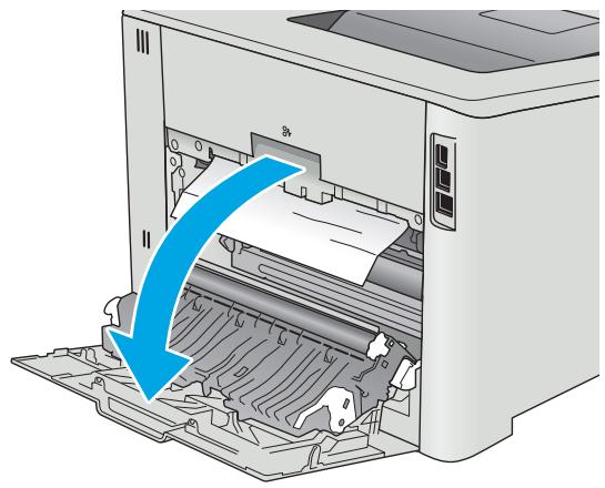 HP COLOR JET PRO MFP M479FDW - Elimination des bourrages papier au niveau de la porte arrêté et de l'unité de fusion (modèle nw) - 2
