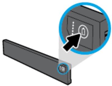 HP OFFICE 4632 - To check battery status from the battery - 1